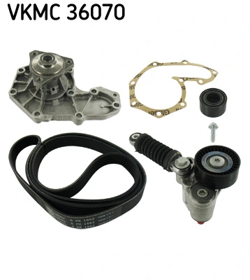 Water Pump + V-Ribbed Belt Kit (VKMC 36070)