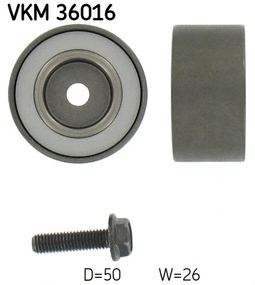 Deflection/Guide Pulley, V-ribbed belt (VKM 36016)
