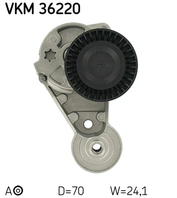 Tensioner Pulley, V-ribbed belt