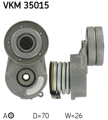 Tensioner Pulley, V-ribbed belt (VKM 35015)