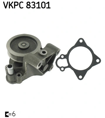 Water Pump, engine cooling (VKPC 83101)