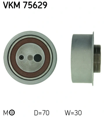 Tensioner Pulley, timing belt (VKM 75629)