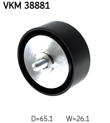 Deflection/Guide Pulley, V-ribbed belt