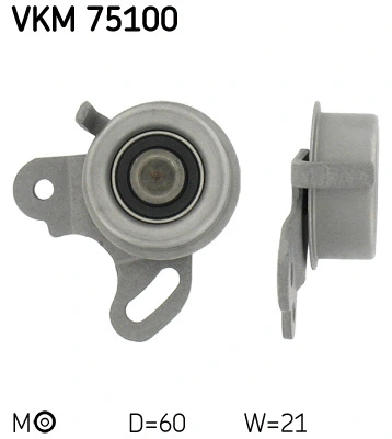 Tensioner Pulley, timing belt (VKM 75100)