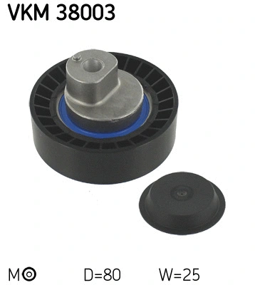 Tensioner Pulley, V-ribbed belt (VKM 38003)