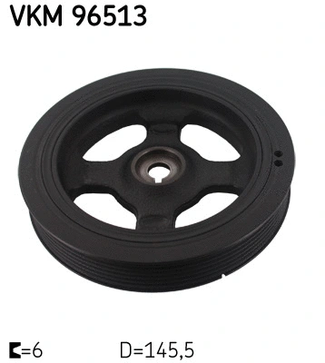 Belt Pulley, crankshaft (VKM 96513)