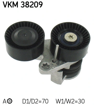 Tensioner Pulley, V-ribbed belt (VKM 38209)