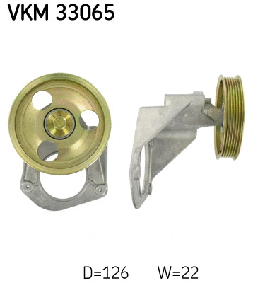 Deflection/Guide Pulley, V-ribbed belt (VKM 33065)