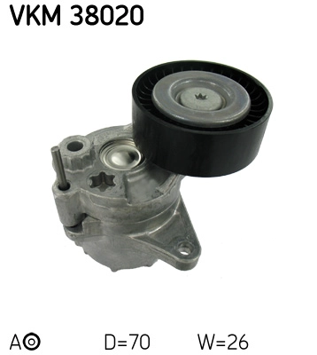 Tensioner Pulley, V-ribbed belt (VKM 38020)