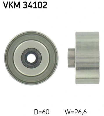 Deflection/Guide Pulley, V-ribbed belt (VKM 34102)