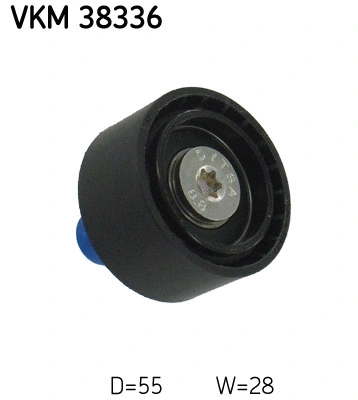 Deflection/Guide Pulley, V-ribbed belt (VKM 38336)