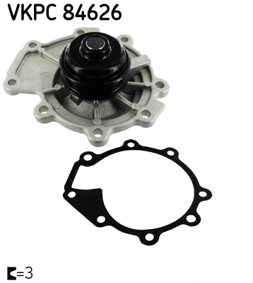 Water Pump, engine cooling (VKPC 84626)