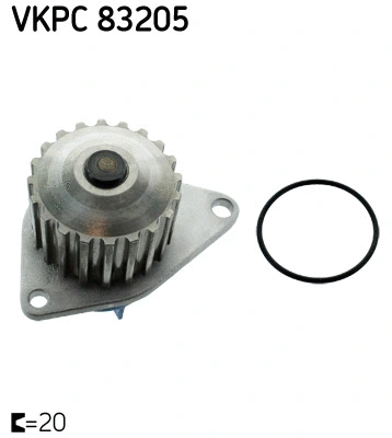 Water Pump, engine cooling (VKPC 83205)
