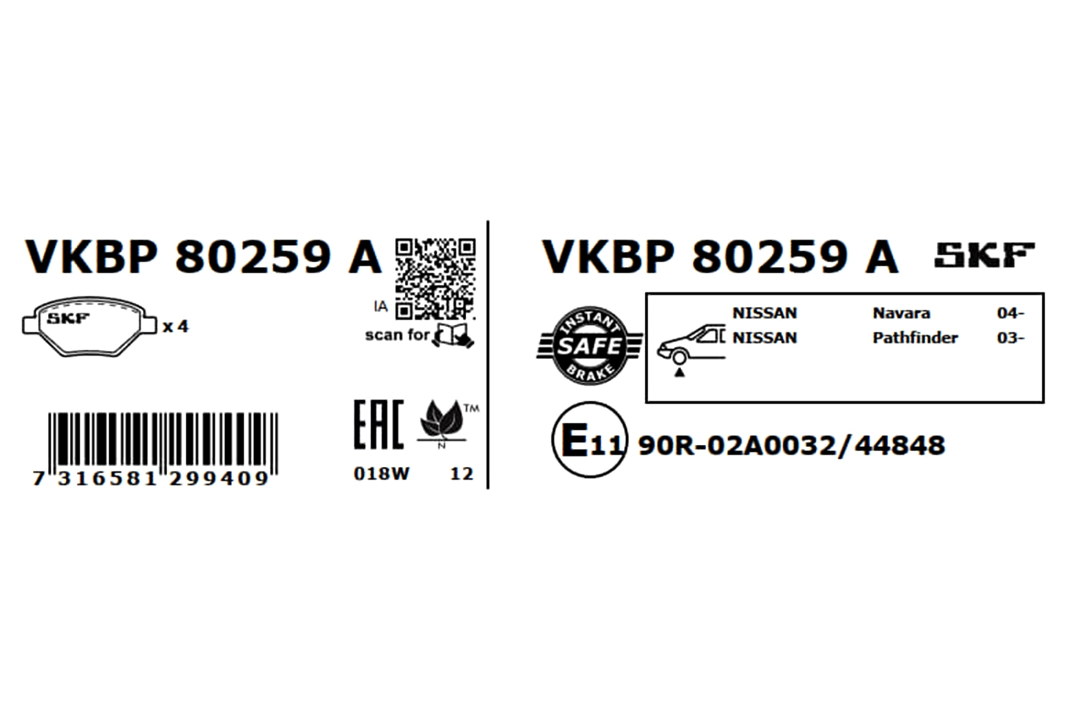 Brake Pad Set, disc brake