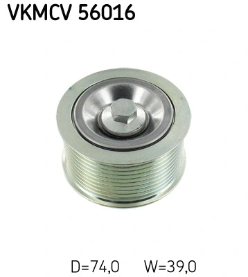 Deflection/Guide Pulley, V-ribbed belt (VKMCV 56016)