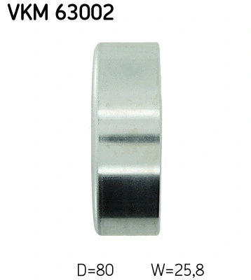 Deflection/Guide Pulley, V-ribbed belt