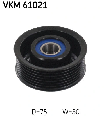 Deflection/Guide Pulley, V-ribbed belt (VKM 61021)