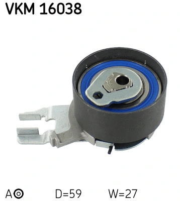 Tensioner Pulley, timing belt (VKM 16038)