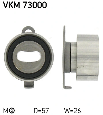 Tensioner Pulley, timing belt (VKM 73000)