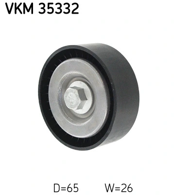 Deflection/Guide Pulley, V-ribbed belt (VKM 35332)
