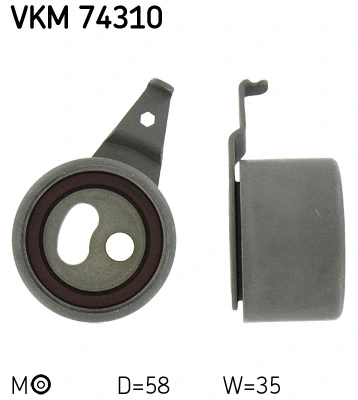 Tensioner Pulley, timing belt (VKM 74310)