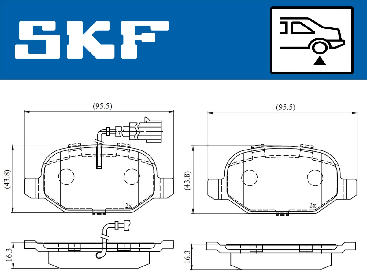 Brake Pad Set, disc brake (VKBP 90398 E)