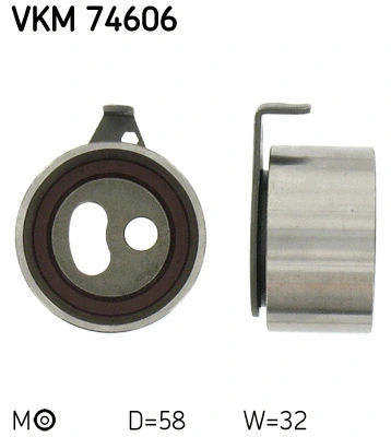 Tensioner Pulley, timing belt (VKM 74606)