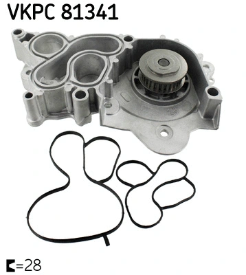 Water Pump, engine cooling (VKPC 81341)