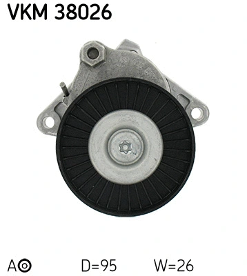 Tensioner Pulley, V-ribbed belt