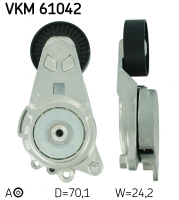Tensioner Pulley, V-ribbed belt (VKM 61042)