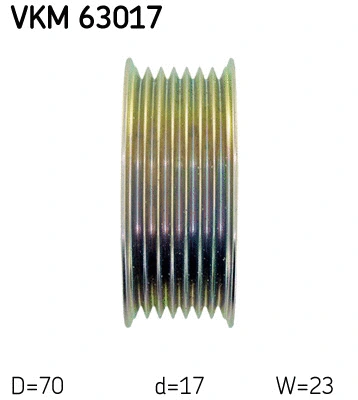 Deflection/Guide Pulley, V-ribbed belt