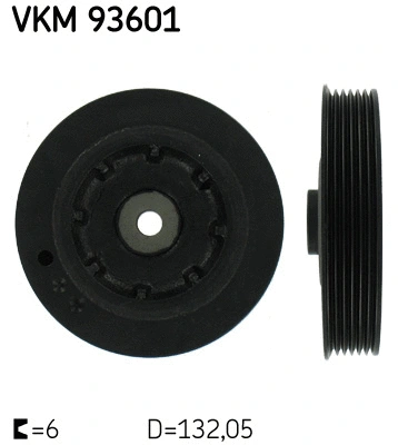 Belt Pulley, crankshaft (VKM 93601)