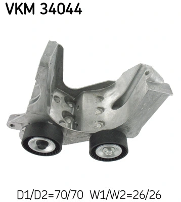 Tensioner Pulley, V-ribbed belt (VKM 34044)