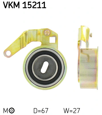 Tensioner Pulley, timing belt (VKM 15211)