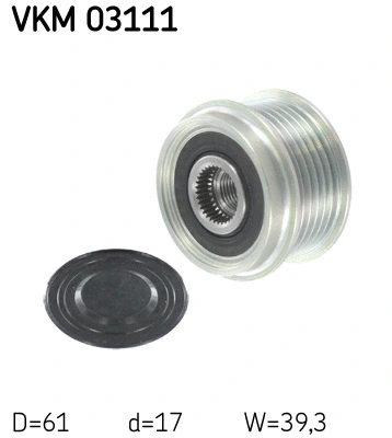 Alternator Freewheel Clutch (VKM 03111)