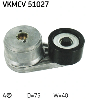 Tensioner Pulley, V-ribbed belt (VKMCV 51027)