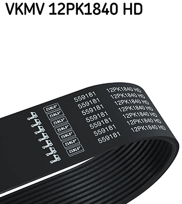 V-Ribbed Belt (VKMV 12PK1840 HD)