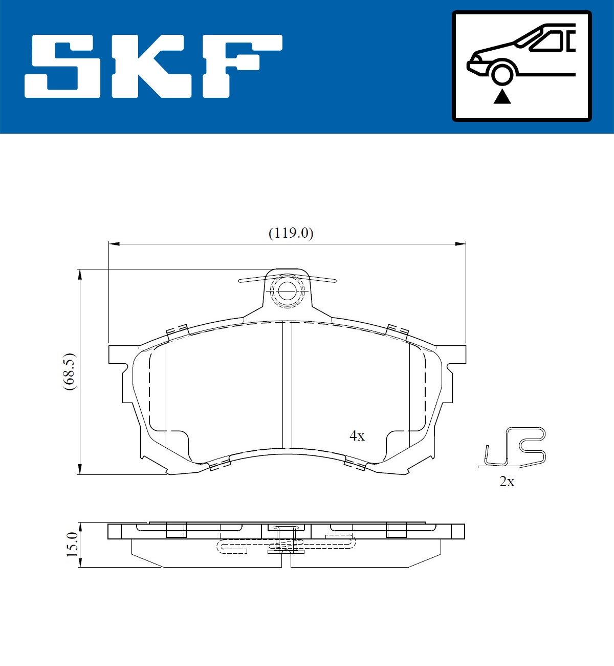 Brake Pad Set, disc brake