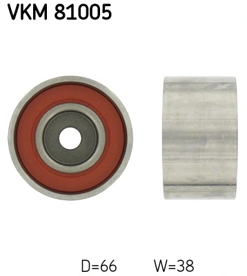 Deflection/Guide Pulley, timing belt (VKM 81005)