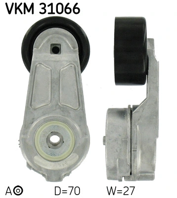 Tensioner Pulley, V-ribbed belt (VKM 31066)
