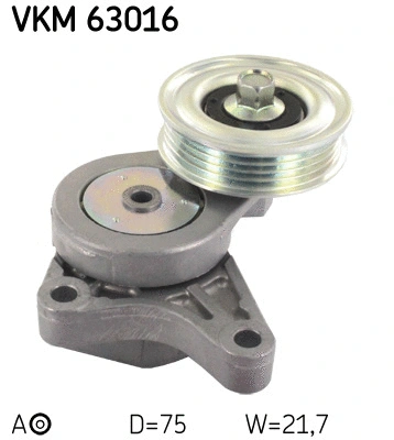 Tensioner Pulley, V-ribbed belt (VKM 63016)
