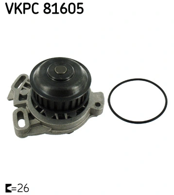 Water Pump, engine cooling (VKPC 81605)