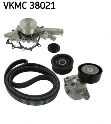 Water Pump + V-Ribbed Belt Kit (VKMC 38021)