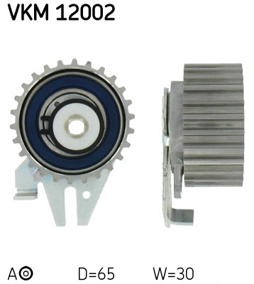 Tensioner Pulley, timing belt (VKM 12002)