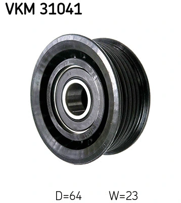 Deflection/Guide Pulley, V-ribbed belt