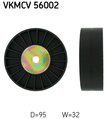 Deflection/Guide Pulley, V-ribbed belt (VKMCV 56002)