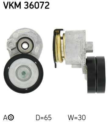 Tensioner Pulley, V-ribbed belt (VKM 36072)