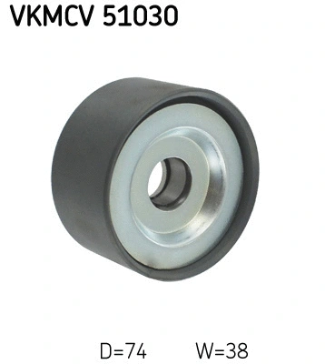 Deflection/Guide Pulley, V-ribbed belt (VKMCV 51030)