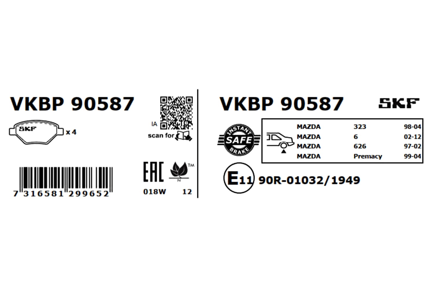 Brake Pad Set, disc brake