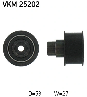 Deflection/Guide Pulley, timing belt (VKM 25202)